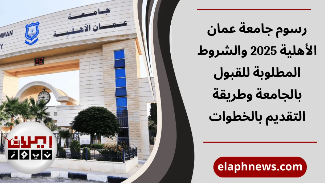 رسوم جامعة عمان الأهلية