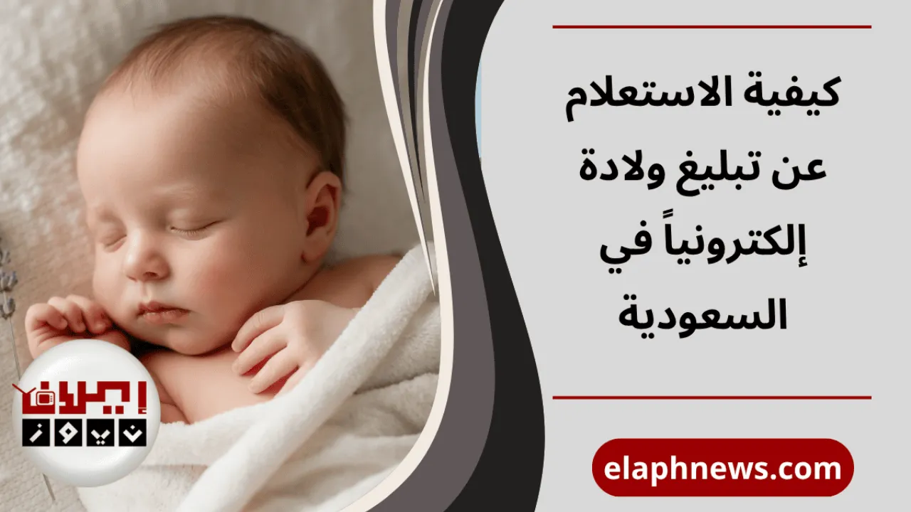 الاستعلام عن تبليغ ولادة إلكترونياً